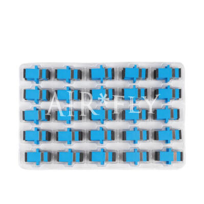 200x SC-SC Coupler Fiber Optic Connector Adapter SC UPC SM Flange Simplex