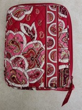 Vera Bradley E-Reader Sleeve 100  Cotton Multi-Color Rosy Posies Pattern