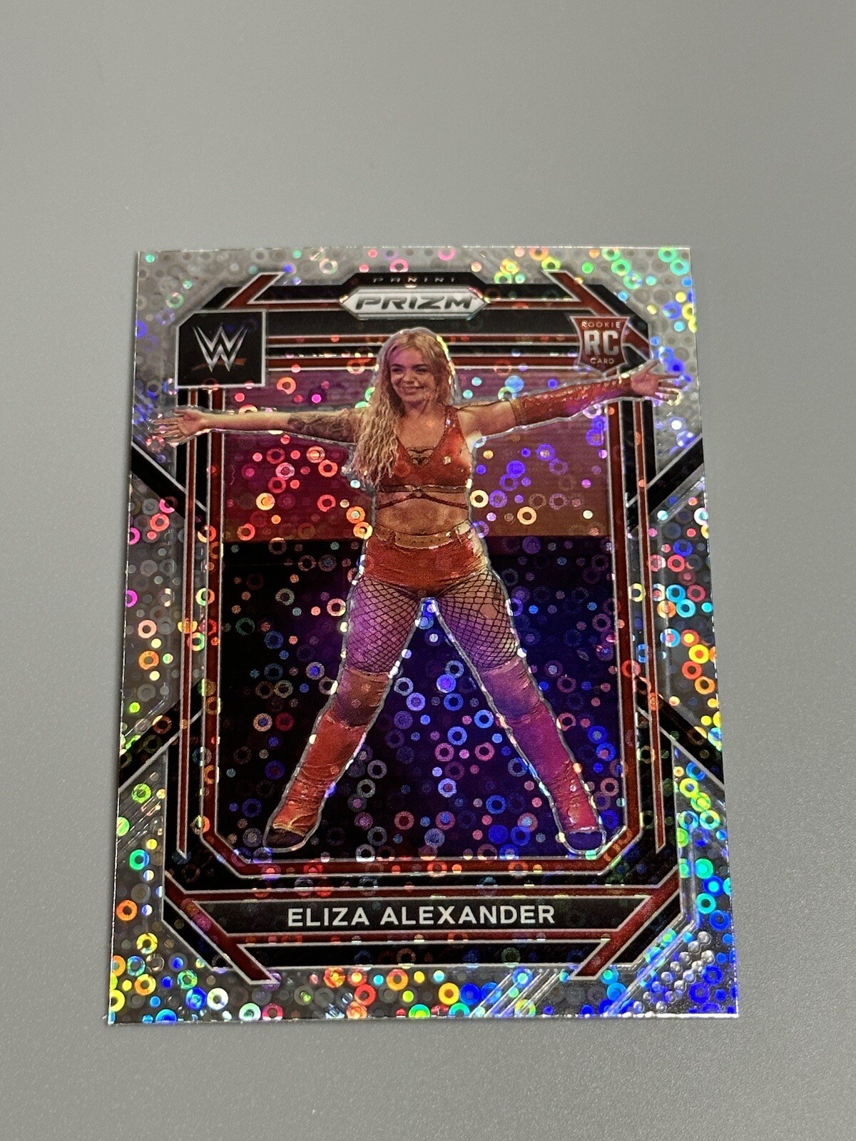 Eliza Alexander 2023 Panini Prizm WWE Undercard Disco Prizm Rookie RC #115 NXT