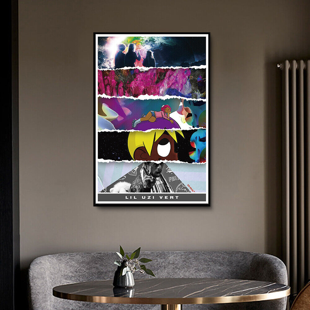 558440 Lil Uzi Vert Album Cover Poste HD Rap Star Cover 36x24 WALL