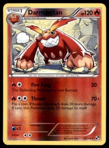 Pokemon TCG Darmanitan Black & White #25 Rev Holo