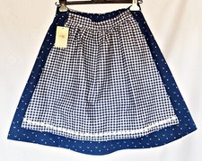 SKIRT VINTAGE WENDEROCK OKTOBERFEST DIRNDL TYROL BLUE REVERSIBLE WOMENS US 10 38