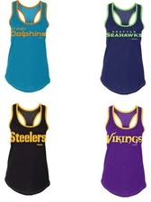 G-III 4her by Carl Banks NFL Women's Game Time Racerback Tank Tops
