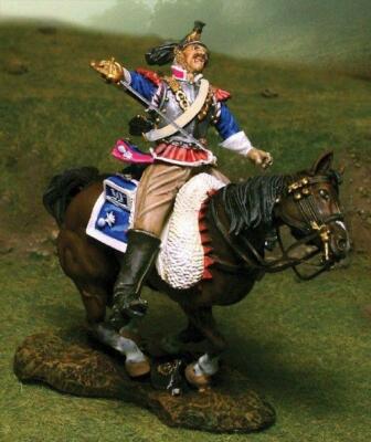 Figurine étain French Napoleonic Mousquetaire Blessé - 1/30, Collector's Showcase