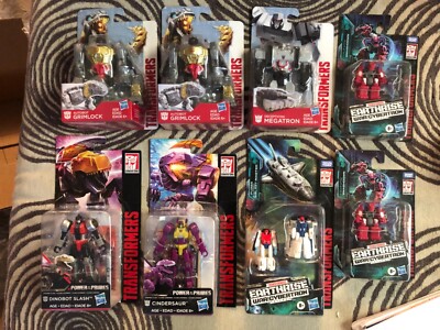 Transformers lot - Earthwise War Power of Primes Grimlock Dinobot Cindersaur Sma