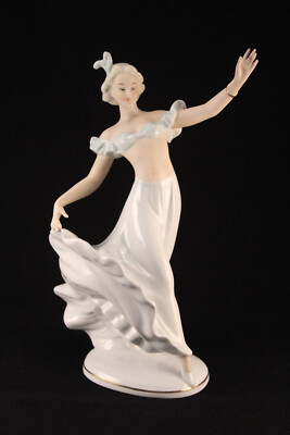 Schaubach-Kunst Wallendorf German Art Deco 1202 Dancing Lady