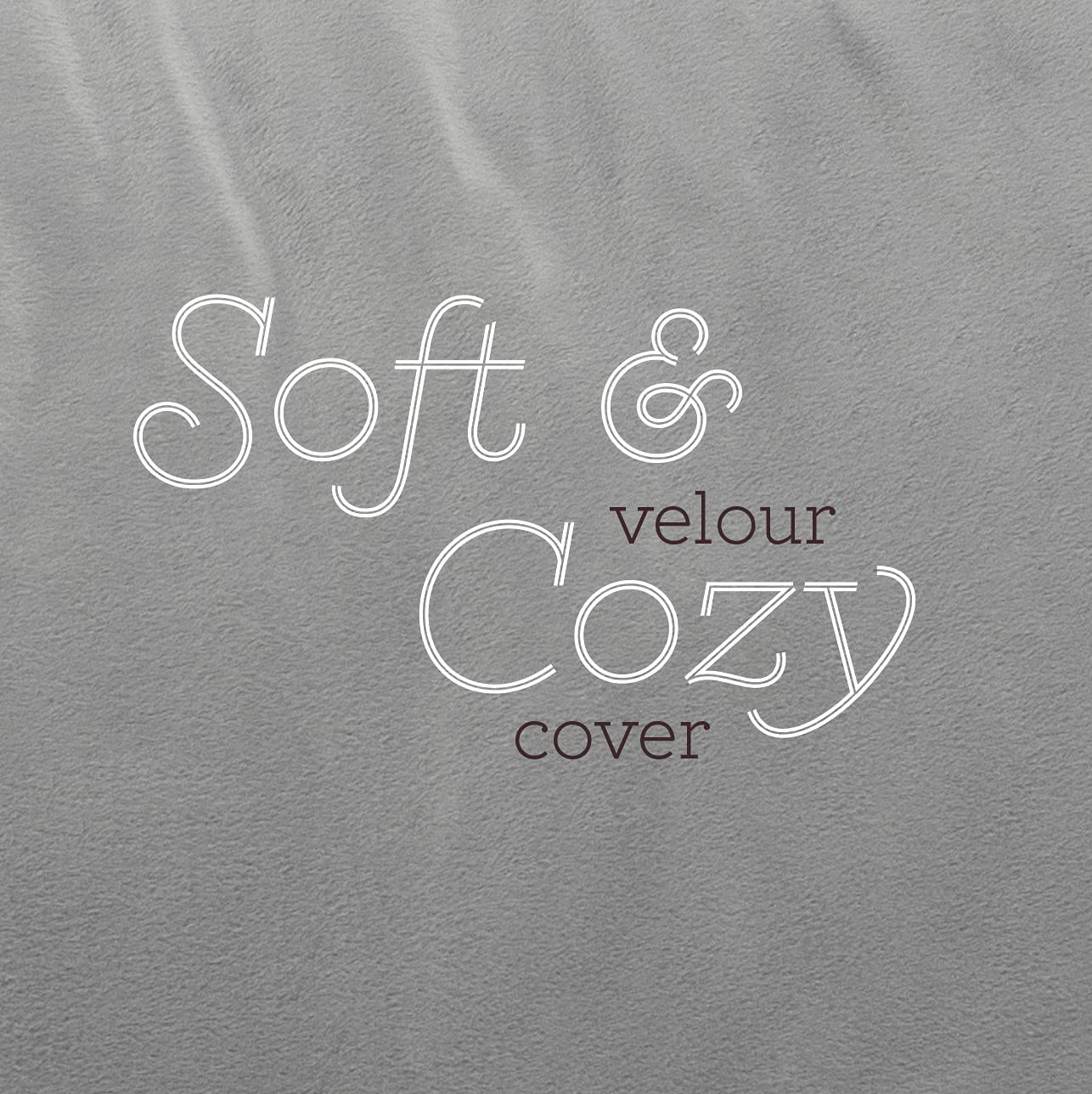 Full Body Pillow - Shredded Memory Foam with Washable Cover - Long, Firm Hug Pil