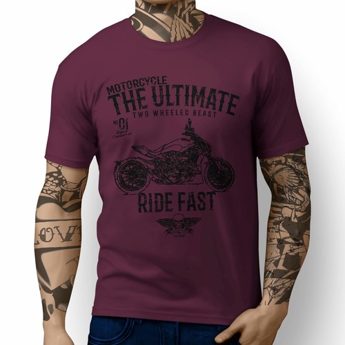 JL* Ultimative Illustration for a Ducati XDiavel Motorrad Fan T-Shirt - Bild 11 von 24