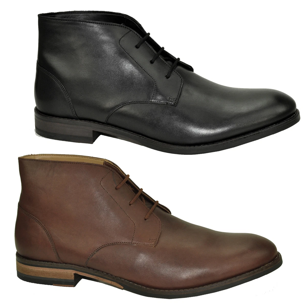 rent Trafikprop Stænke Clarks Flow Top Boots Chukka Men Ankle Boots Lace Up Business | eBay