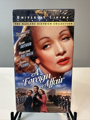 A Foreign Affair (1948) VHS Universal 1998 SEALED Marlene Dietrich Jean Arthur
