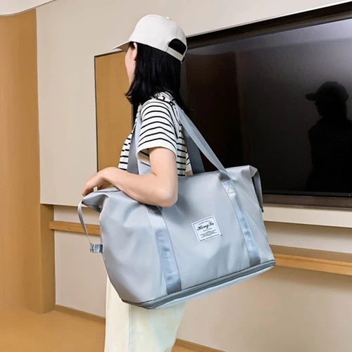 Unisex Large Capacity Collapsible Travel Bag Expandable Waterproof Duffel Bag AU - Picture 11 of 21