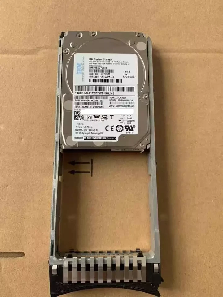 IBM 02PX740 1.8TB 02PX589 02YC024 SAS 10K 12G V5000E HDD Hard Drive NEW - Image 2 of 2