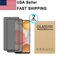 2PACK Privacy Tempered Glass For Samsung Galaxy A32 A33 A35 A42 5G