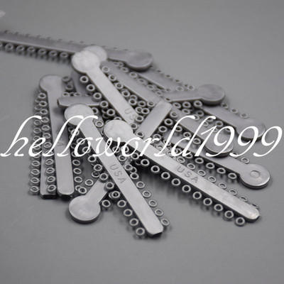 Dental Orthodontic Ligature Ties - Silver Elastic O-Rings - 1008 Pieces (1 Pack)