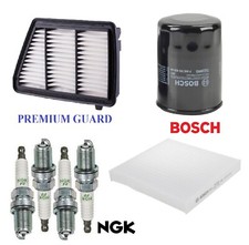 Tune Up Kit Air Cabin Oil Filters Spark Plugs For HONDA CR-V L4 2.4L 2017-2019