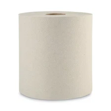 Hardwound Jumbo Paper Towel 6 Rolls Recycled Commercial Washroom 1-Ply 8"x800ft
