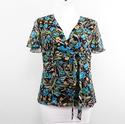 Apt.9 Women Shirt, Size M, Multi-color, 100% Polyester