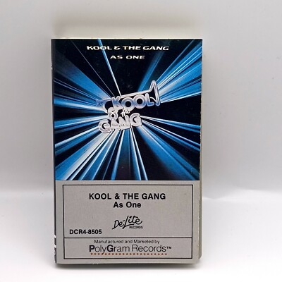 Kool & The Gang   As One 1982 Cassette    De-Lite Records   DCR4 8505