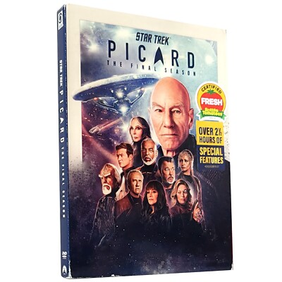 Star Trek: Picard: Season 3, The Final Season, (DVD, 2023, 4-Disc Set) US Seller