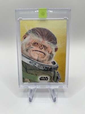2022 Topps Star Wars Finest 1/1 Sketch Card Yves Van Berlo | eBay