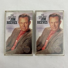 The Very Best Of Jim Reeves Tape Cassette lot of 2 vintage cassettes