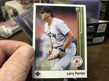 1989 UPPER DECK BASEBALL TRADING CARD #36 LARRY PARRISH