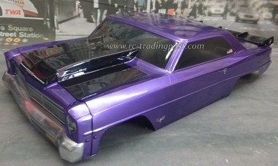 Custom Painted Body 1966 Chevy Ii Nova For 1 10 Slash 2wd Drag Car Custom Sct Ebay