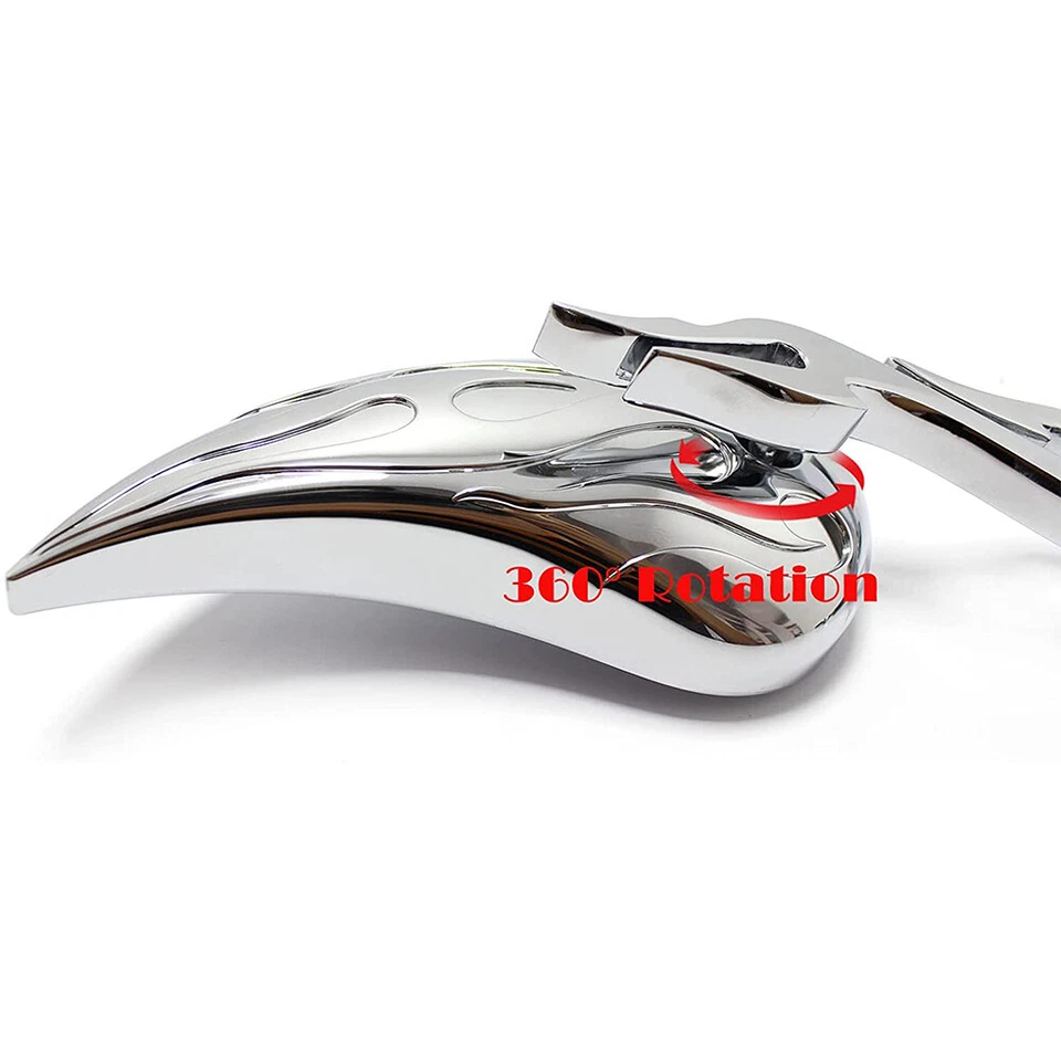 Espejos retrovisores laterales lágrima para motocicleta para American IronHorse Slammer talla Texas Chopper Foto 3 de 4