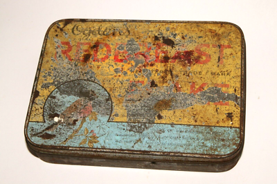 ogden's redbreast flake tobacco tin Vintage Tobacco Empty Tin Ogdens Redbreast Flake