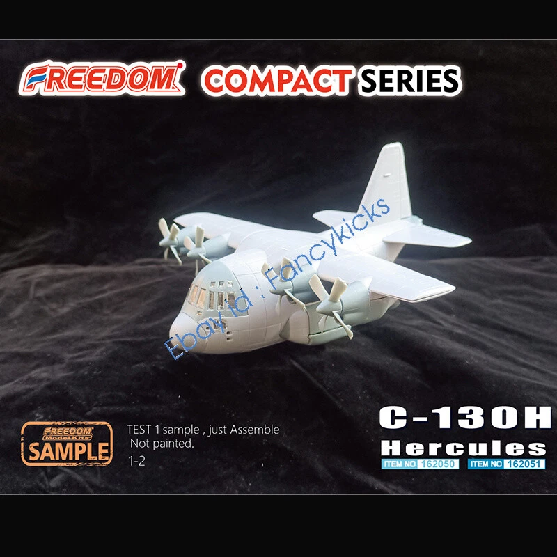 FREEDOM 162051 Compact Series:USAF C-130H Hercules Plastic Model - Image 3 of 4
