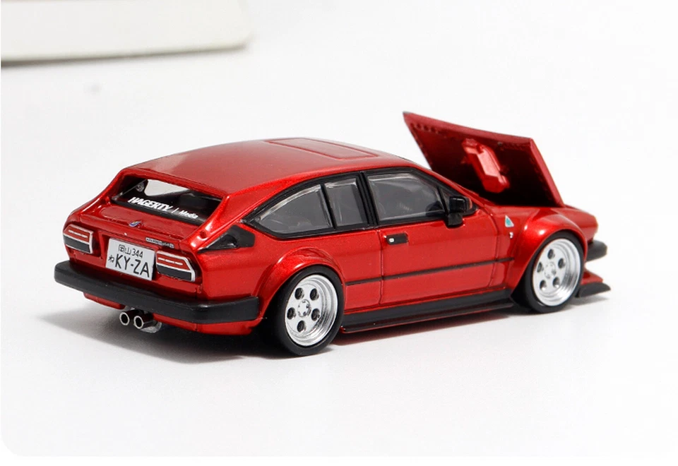 Escala 1/64 Alfa Romeo GTV6 Rojo Diecast Coche Modelo Juguete Colección Regalo TPC Foto 4 de 4