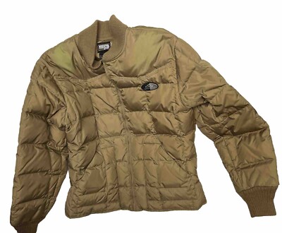 Resistol Rodeo Gear Duck Down Puffer Jacket Mens M Quilted Coat *See Description
