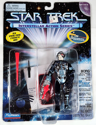 Star Trek Interstellar Action Series Borg Action Figure. MOC. #6430/6441.