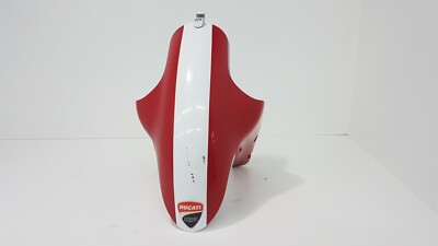 Ducati 848 WHITE RED RIGHT FRONT FENDER  