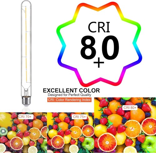 Dimmable Antique T30 Tubular Bulb Warm White Edison LED Long Tube Bulb E26 St... - Picture 4 of 9