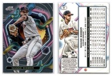 2023 Topps Cosmic Chrome Baseball Shane Bieber Base #187 - Cleveland Guardians