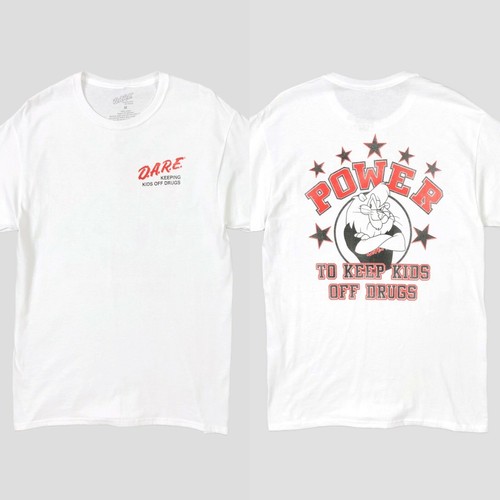 Kids Off Drugs White Tee T-Shirt 