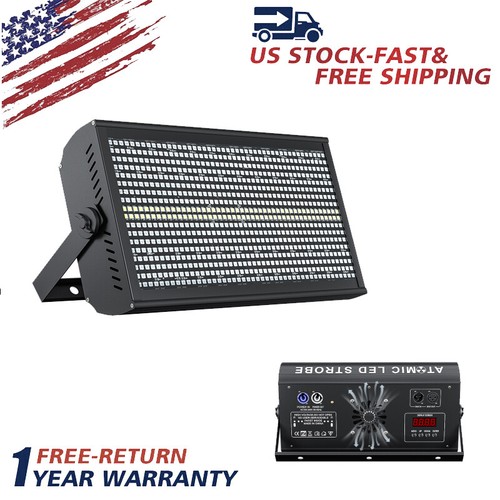 768 LED Strobe Wall Wash Light Stage Effect Beam Lights RGB DMX Party DJ Lights - Picture 6 of 18