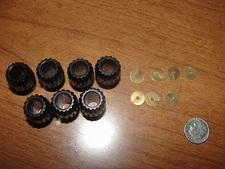 Lucas#408120 Dist.Cap Screw 7-Wire Nuts&Brass Washers Austin Healey 100/6.3000 +