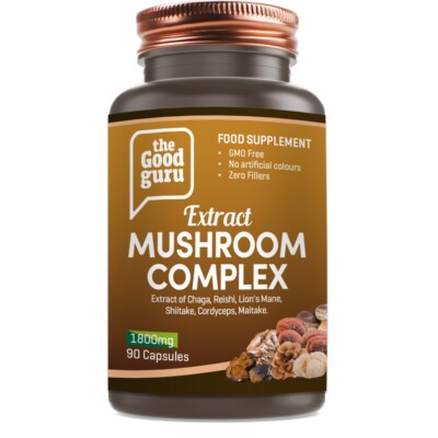The Good Guru Pilzkomplex Extrakt - 1800mg -90 Kapseln