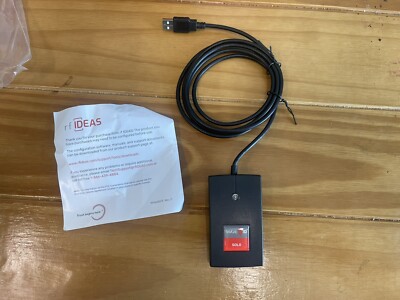 RF Ideas WAVE ID Prox Black USB Smart Card Reader RDR-6082AKU Solo