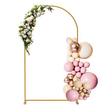 7.2FT Metal Arch Backdrop Stand Wedding Arch Frame for Parties Wedding Floral US