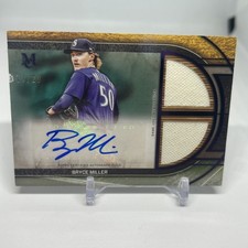 2025 Topps Museum Collection Bryce Miller Dual Patch Auto Purple /20 SPRDA-BM