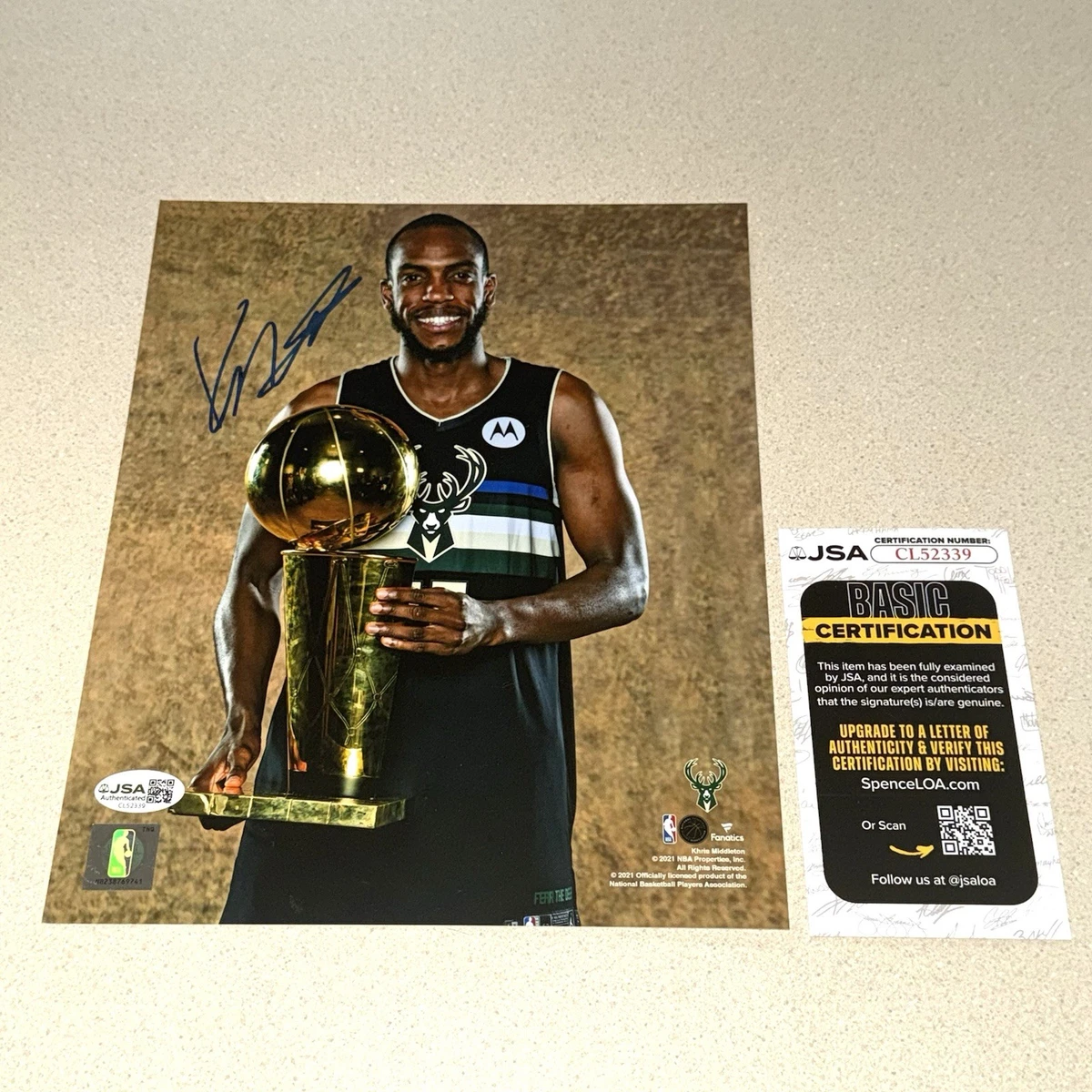 Khris Middleton NBA Original Autographed Items for sale | eBay