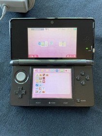 Nintendo 3DS Cosmo Black, Good Condition, Console Only