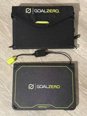 Lot of 2 Goal Zero Solar Panel - Nomad 7 Plus and Nomad 7 - SOLAR PANELS ONLY