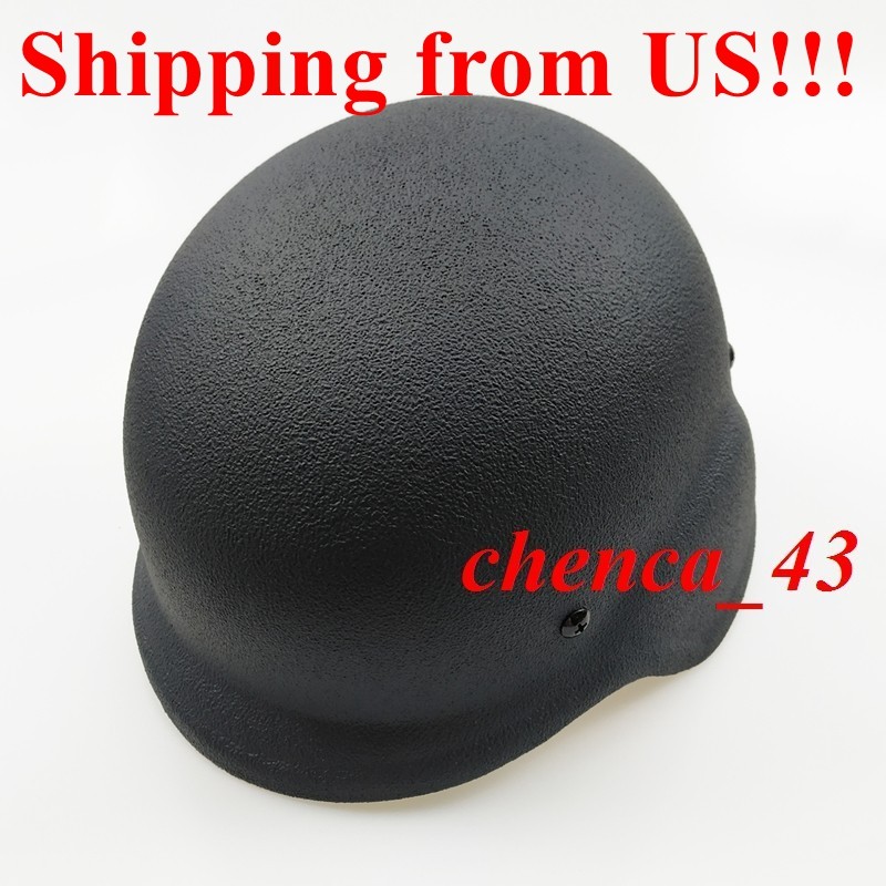 New in US!!! M88 NIJ IIIA Steel Tactical Helmet Black Outdoor Combat Helmet