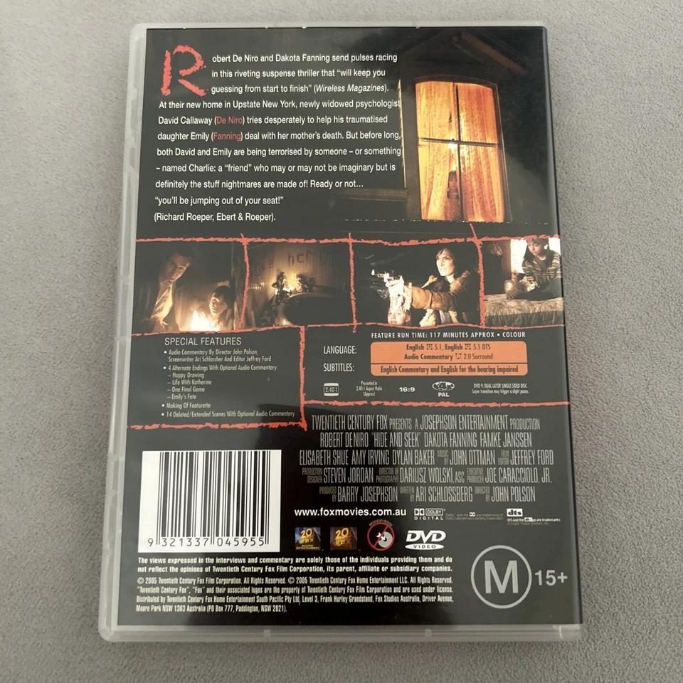 Hide and Seek (DVD, 2004) - image 2 of 3