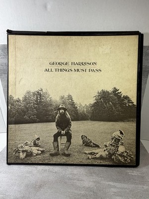 George Harrison All Things Must Pass 1970 Apple Records STCH 639 TESTED 3 Albums