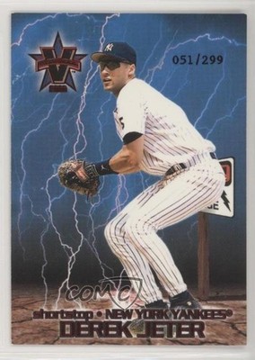 2000 Pacific Vanguard High Voltage Red 51/299 Derek Jeter #26 HOF 1d0h